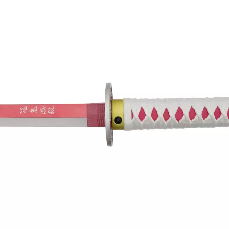 KATANA DECO STEEL BLADE WITH LED LIGHTING DEMON SLAYER PATTERN