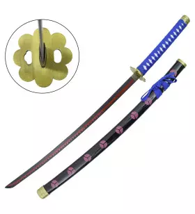 KATANA DECO LAME ACIER MOTIF ONE PIECE ZS9488C