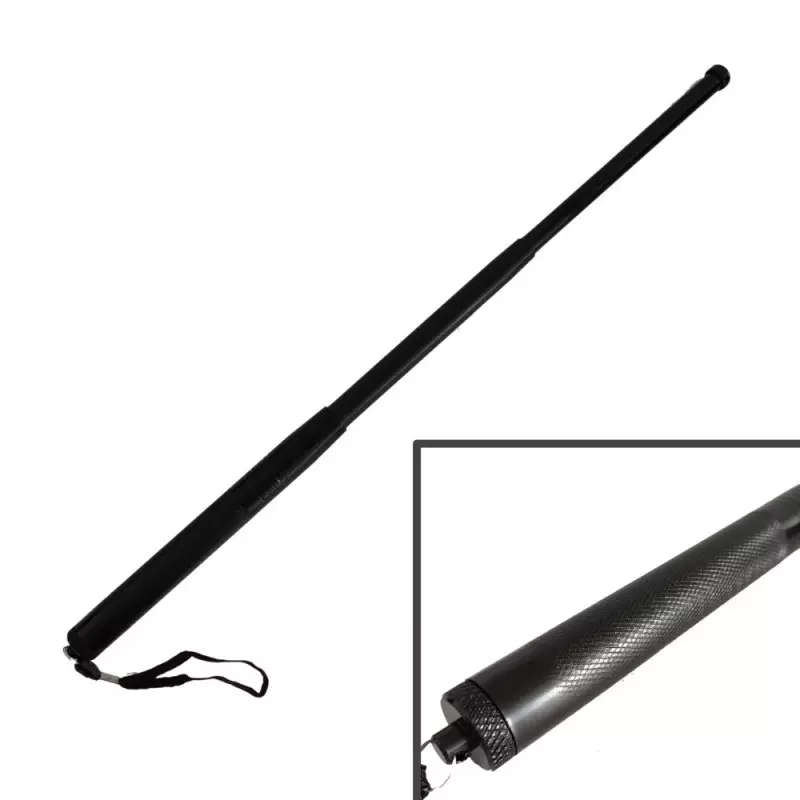 TELESCOPIC BATON 20 INCHES BLACK