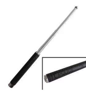 CHROME INOX STEEL TELESCOPIC BATON 53CM POLICE USING