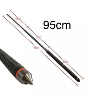 TELESCOPIC BATON 38 INCHES BLACK