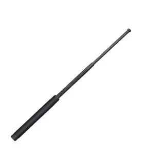 BLACK INOX STEEL TELESCOPIC BATON 53CM