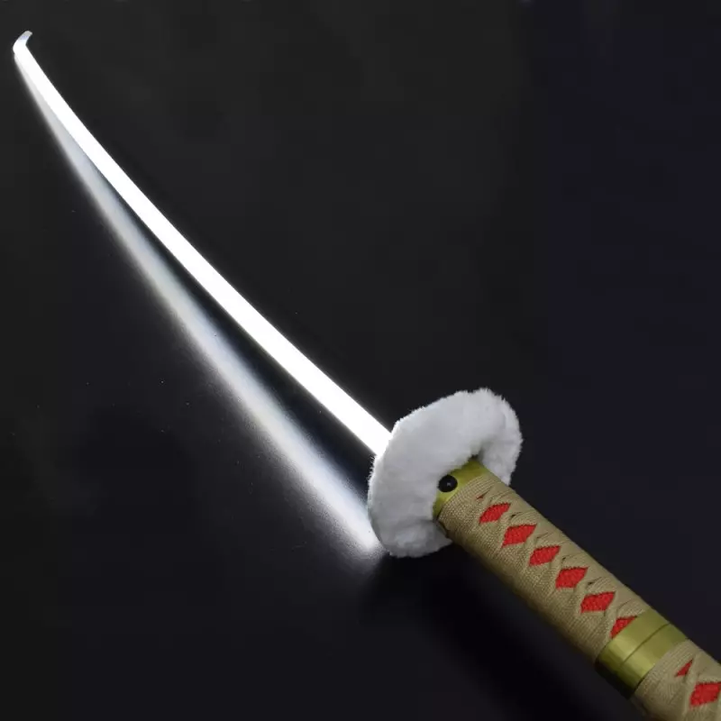 KATANA DECO STEEL BLADE WITH LED LIGHTING ONE PIECE PATTERN