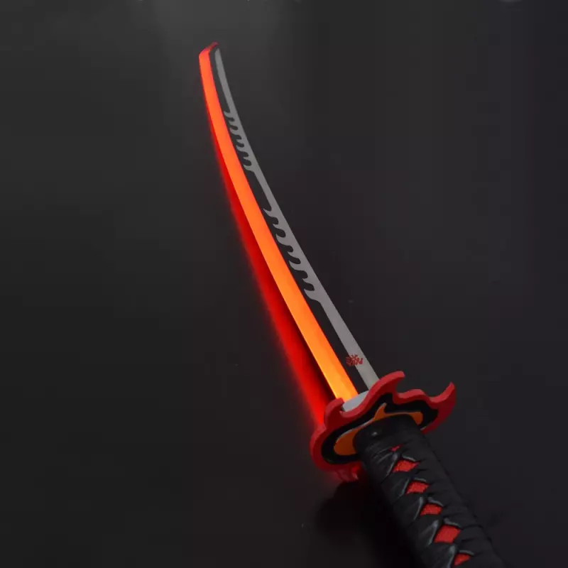 KATANA DECO STEEL BLADE WITH LED LIGHTING DEMON SLAYER PATTERN