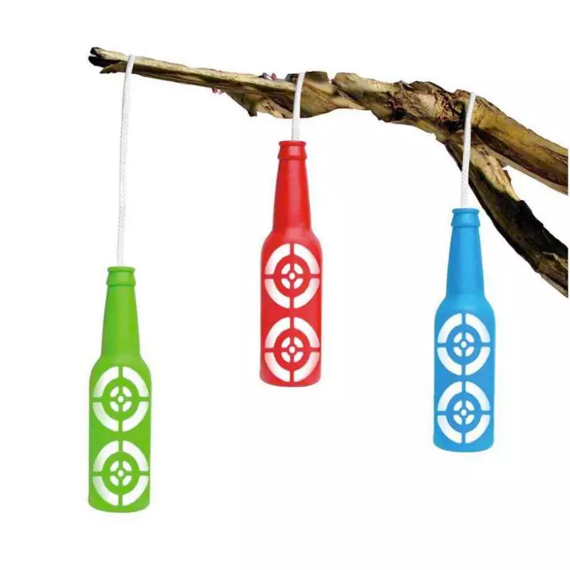 SET OF 6 HANGING BOTTLE TARGETS