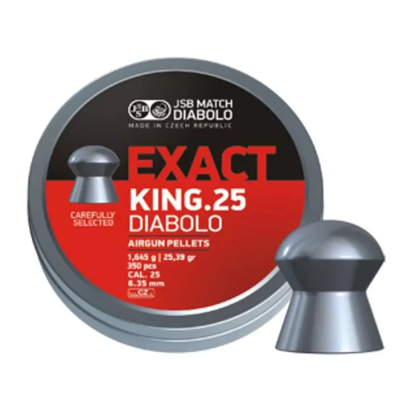 JSB EXACT KING PELLETS 6.35mm/1.645Gr x150