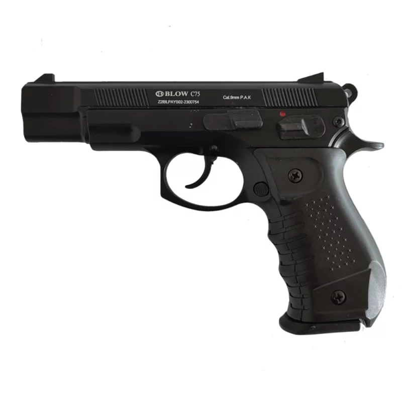 PISTOLET GOMME COGNE BLOW C75 Noir - 9MM PAK