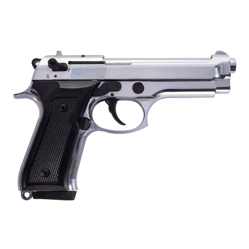 PISTOLET GOMME COGNE BLOW F92 Chrome - 9MM PAK