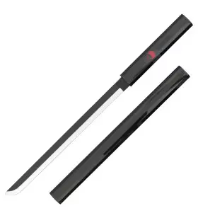 MINI KATANA DECO BAMBOO BLADE NARUTO PATTERN BLACK