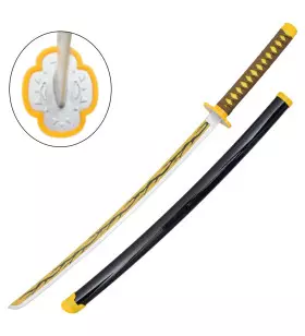 KATANA COSPLAY LAME BAMBOU DEMON SLAYER ZS653BK-2WD