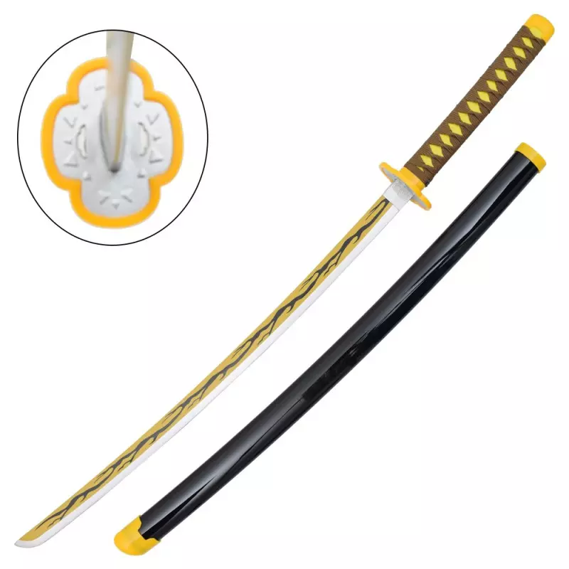 KATANA COSPLAY LAME BAMBOU DEMON SLAYER ZS653BK-2WD