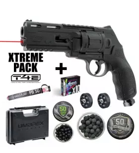 T4E TR50 L Gen2 DEFENCE REVOLVER XTREME PACK - Cal .50 - 13 Joules