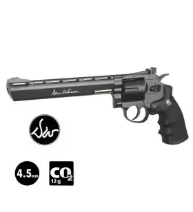 ASG DAN WESSON AIRGUN REVOLVER 8 inch Bronze - 4.5mm BBs CO²