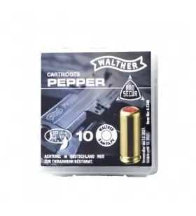 AMMUNITION PEPPER GAS WALTHER x 10 - 9MM PA