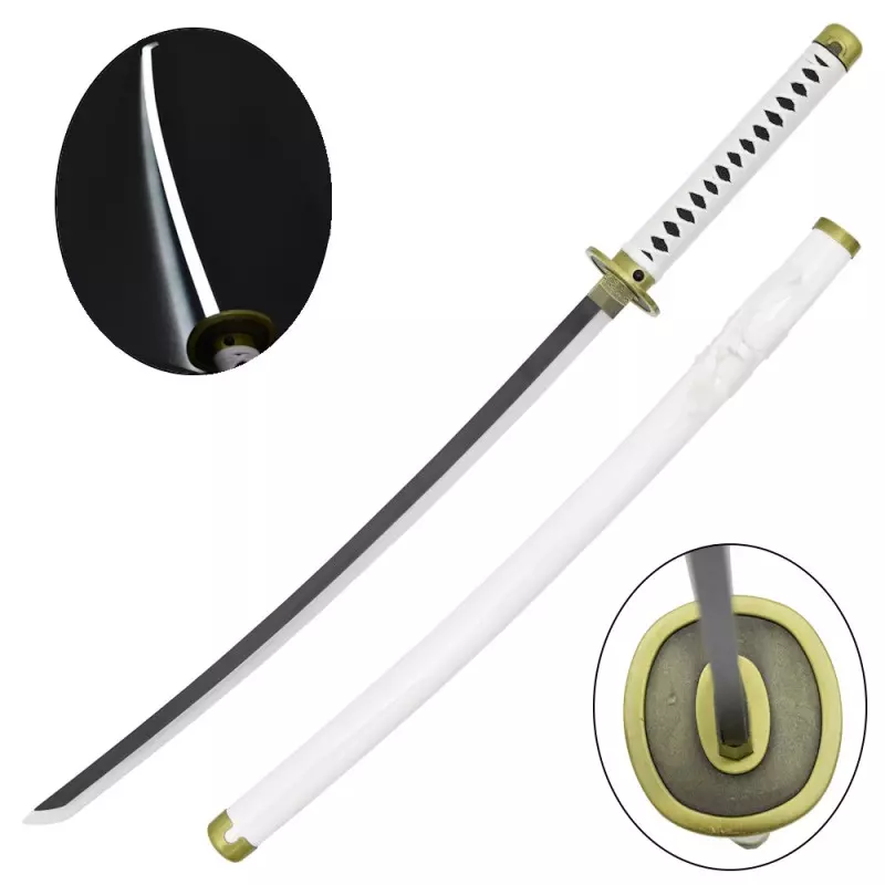 KATANA DECO STEEL BLADE WITH LED LIGHTING ONE PIECE PATTERN