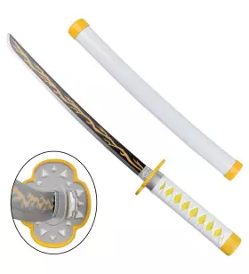 MINI KATANA DECO LAME ACIER MOTIF DEMON SLAYER