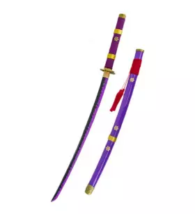 KATANA FUNCTIONAL STEEL BLADE ONE PIECE PURPLE