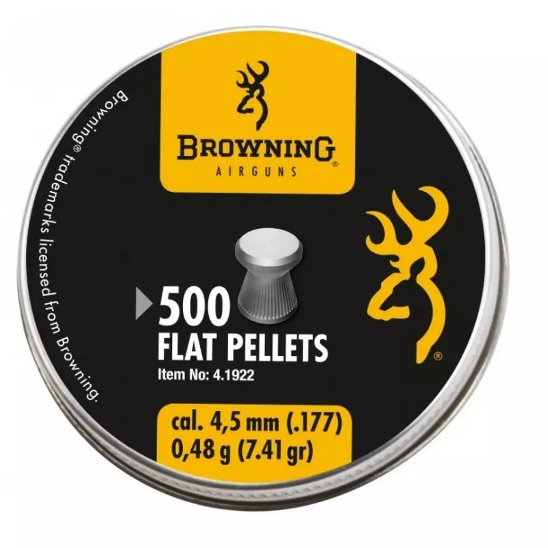 PLOMBS PLAT 4.5mm BROWNING 0.48G x500