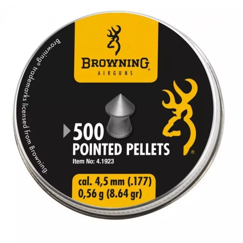 PLOMBS POINTU 4.5mm BROWNING 0.56G x500 boite