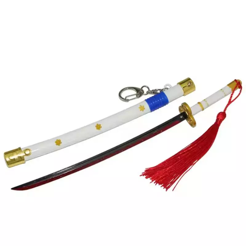 ONE PIECE ZORO ENMA WHITE LETTER OPENER KEY RING