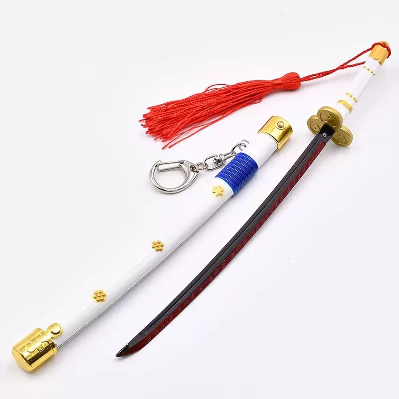 ONE PIECE ZORO ENMA WHITE LETTER OPENER KEY RING