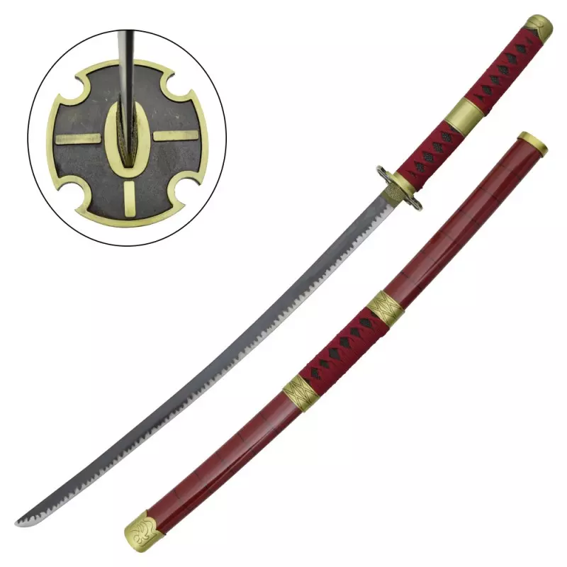 KATANA DECO STEEL BLADE ONE PIECE PATTERN ZS513-7