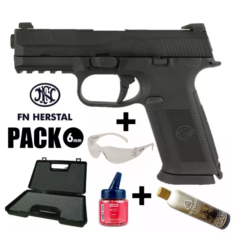 FN HERSTAL FNS-9 AIRSOFT PISTOL GBB - Blowback - 6 mm BB - Gas 0.8J