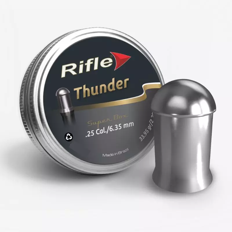 RIFLE THUNDER PELLETS 6.35mm x150