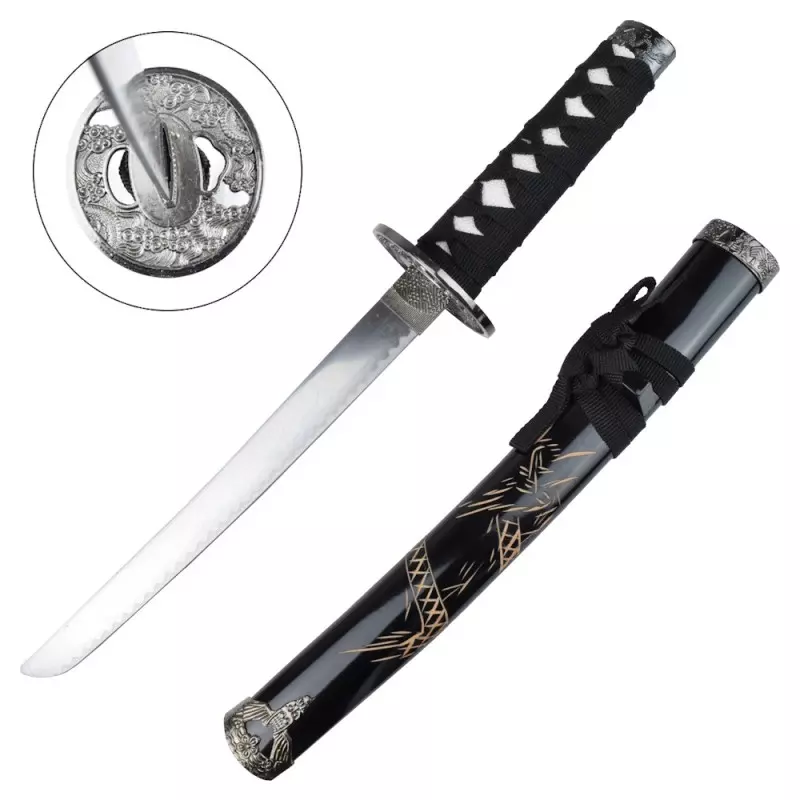 ORNAMENTAL SET KATANA-WAKIZASHI-TANTO BLACK