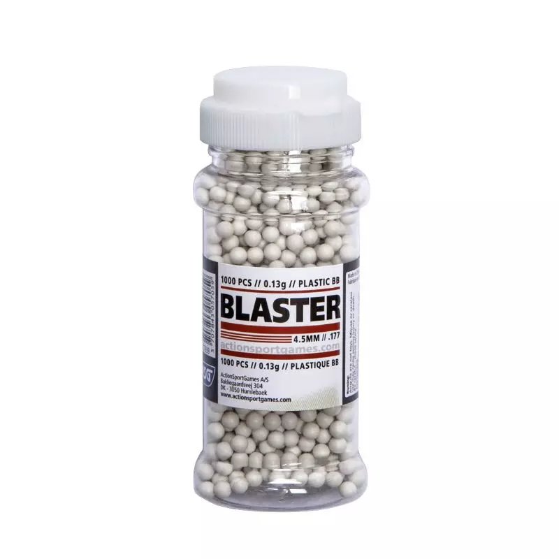 BILLES PLASTIQUE 4.5mm 0.13g BOUTEILLE DE 1000