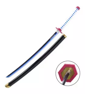 KATANA COSPLAY LAME BAMBOU DEMON SLAYER ZS654-WOOD