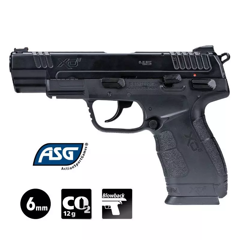 ASG SPRINGFIELD ARMORY XD-E 45" AIRSOFT PISTOL Black - 6 mm BB - CO²