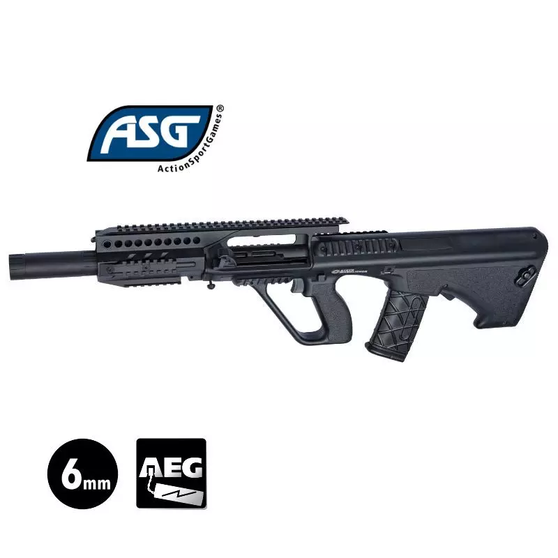 ASG STEYR AUG A3 MP AIRSOFT RIFLE Black - 6mm BB / 1.4J