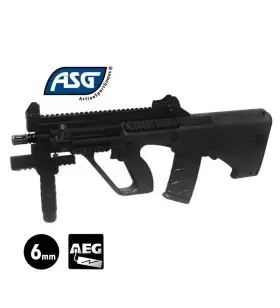 ASG STEYR AUG A3 XS COMMANDO AIRSOFT RIFLE Black - 6mm BB / 1.4J