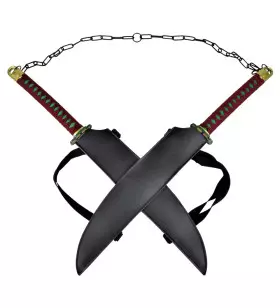 FANTASY PAIR SWORDS COSPLAY STEEL BLADE DEMON SLAYER