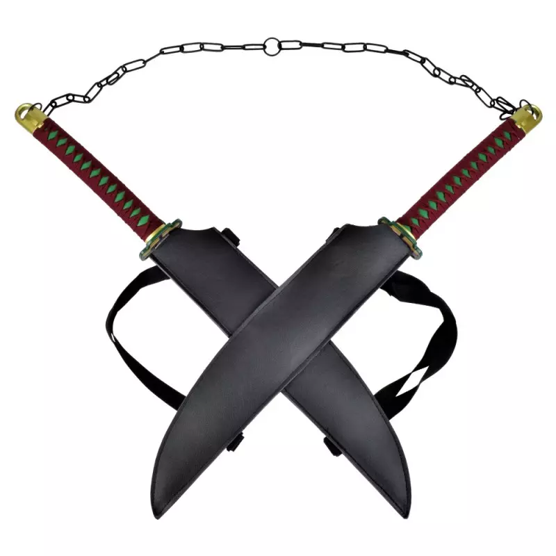 FANTASY PAIR SWORDS COSPLAY STEEL BLADE DEMON SLAYER