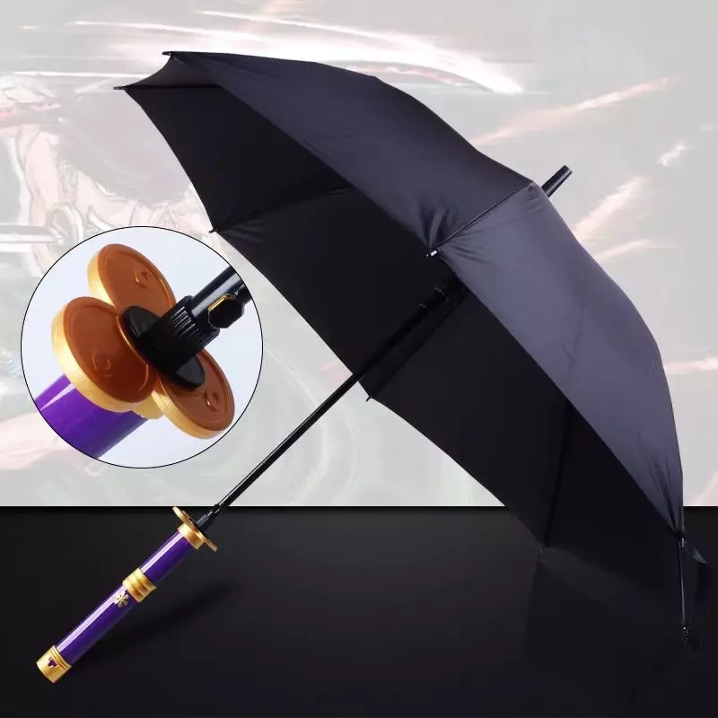 KATANA STYLE UMBRELLA ONE PIECE PURPLE ENMA'S PATTERN