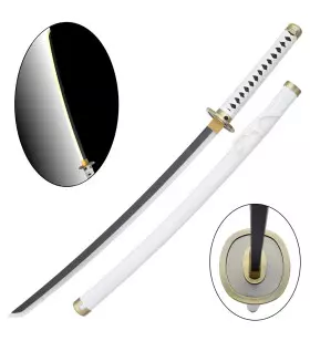 KATANA DECO LAME BAMBOU ET LED MOTIF ONE PIECE