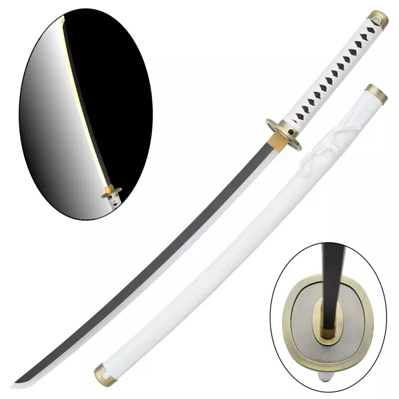 KATANA DECO LAME BAMBOU ET LED MOTIF ONE PIECE