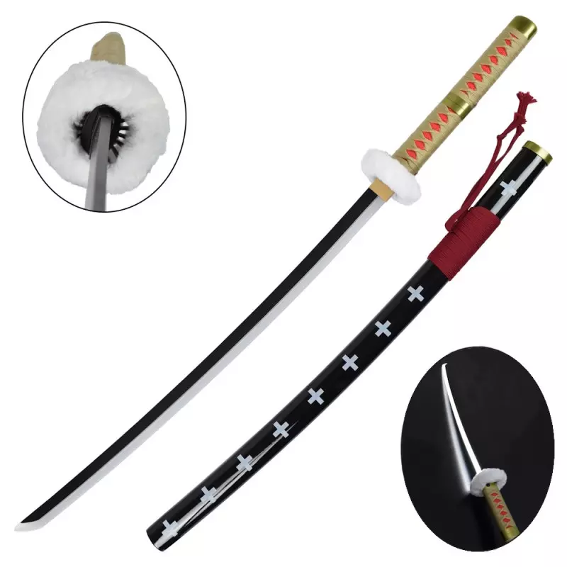 KATANA DECO LAME BAMBOU ET LED MOTIF ONE PIECE