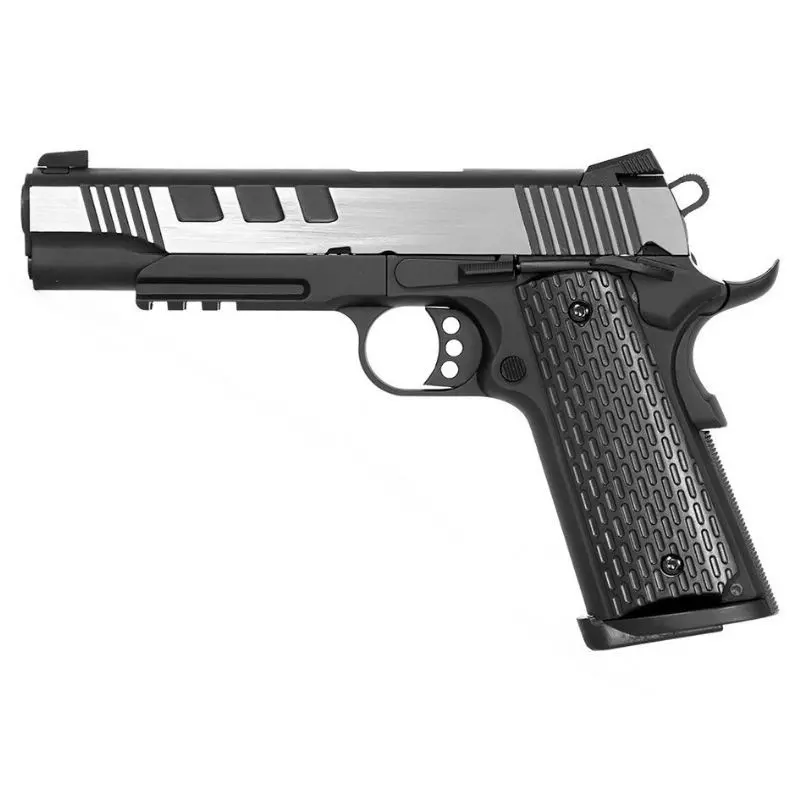 PISTOLET AIRSOFT EVOLUTION E911 DEFENDER Steel Gaz
