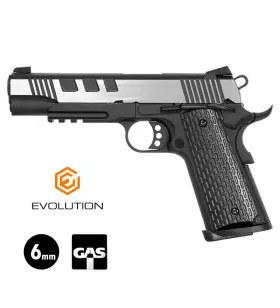 PISTOLET AIRSOFT EVOLUTION E911 DEFENDER Steel Gaz