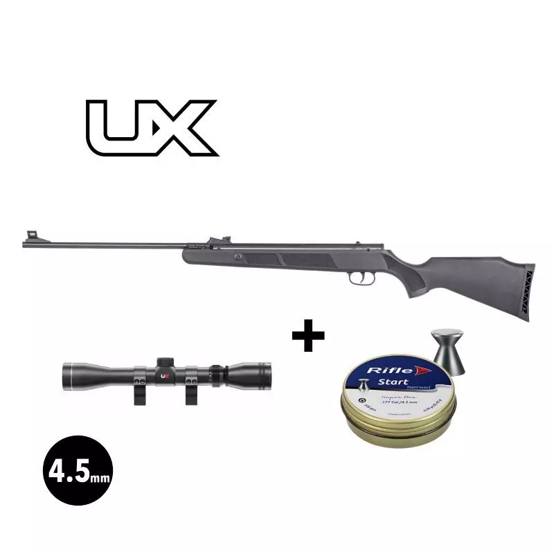 UX R-FORCE ONE AIR RIFLE - Pellets 4.5mm / 19.9J
