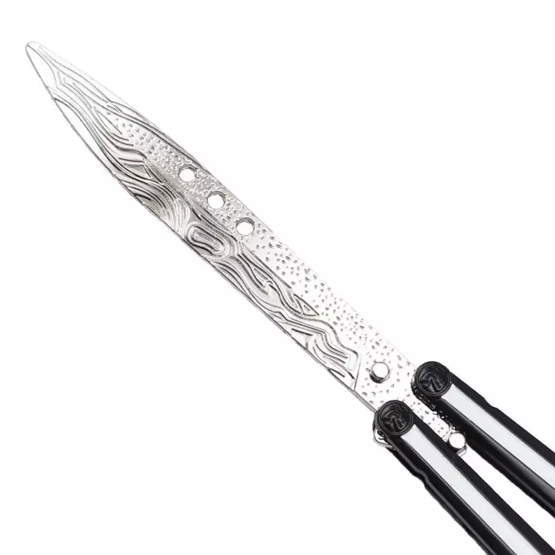 TRAINING BUTTERFLY KNIFE NARUTO BLACK DESIGN