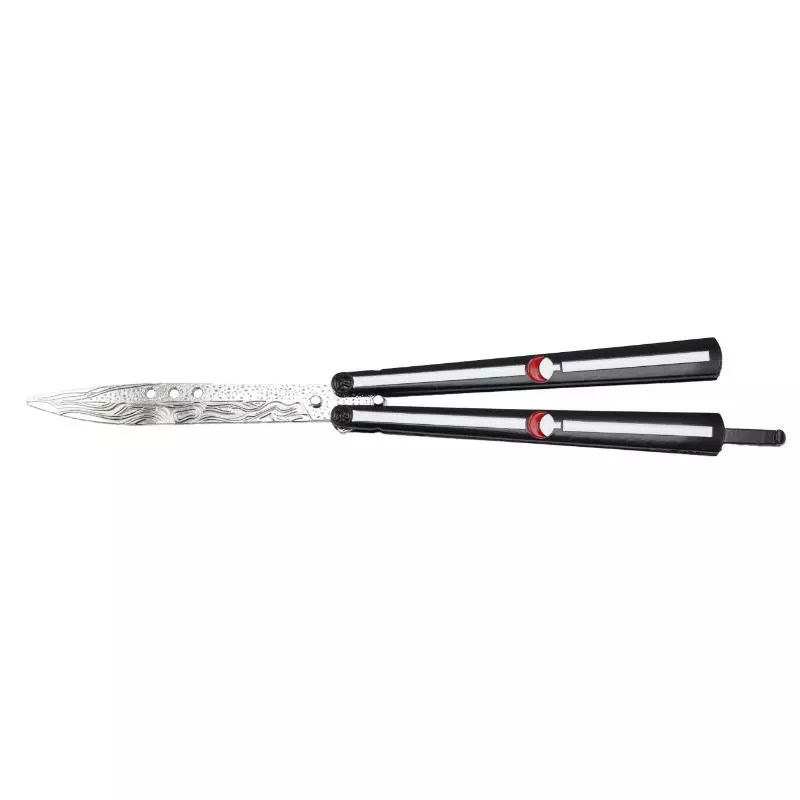 TRAINING BUTTERFLY KNIFE NARUTO BLACK DESIGN