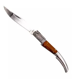 COUTEAU PLIANT THIRD OUVERTURE ESPAGNOLE BOIS LAME 15CM