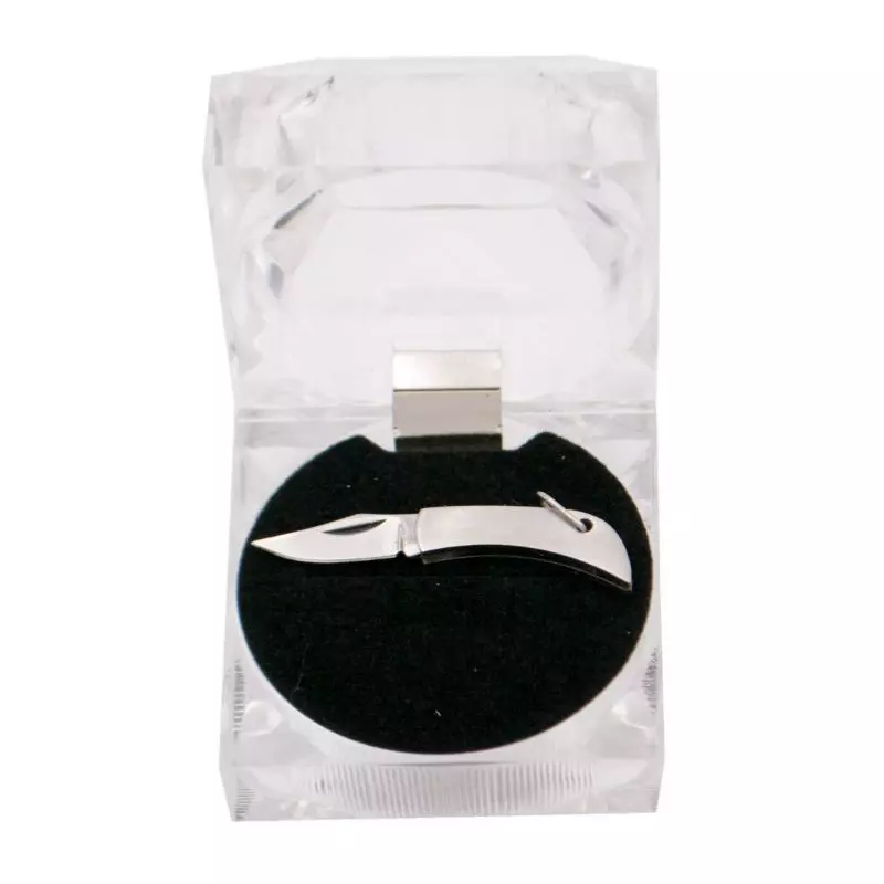 COUTEAU PLIANT MINIATURE THIRD SATIN EN COFFRET