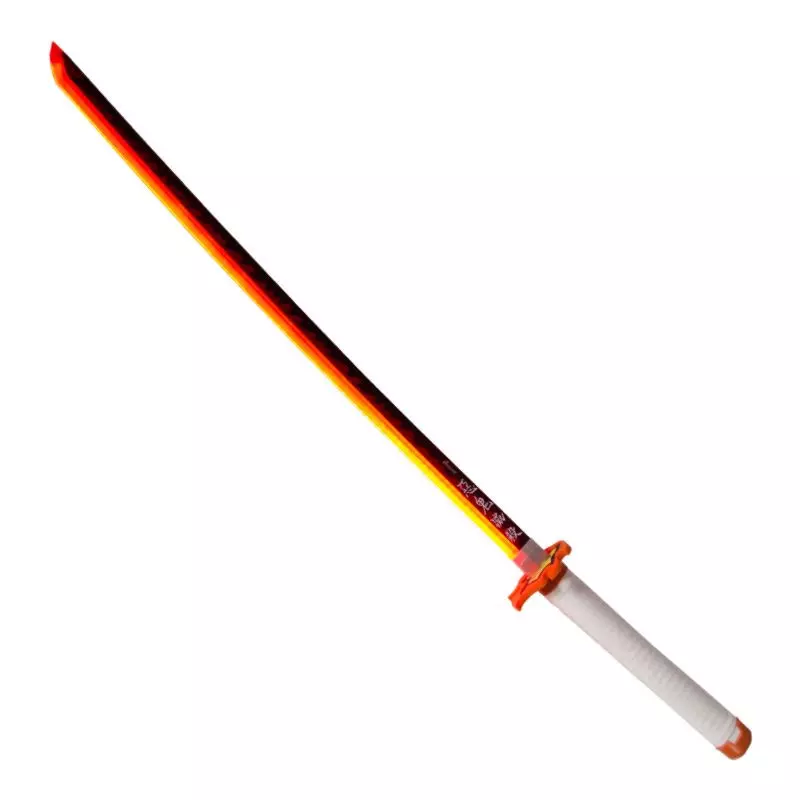 KATANA DECO LAME BAMBOU ET LED MOTIF DEMON SLAYER