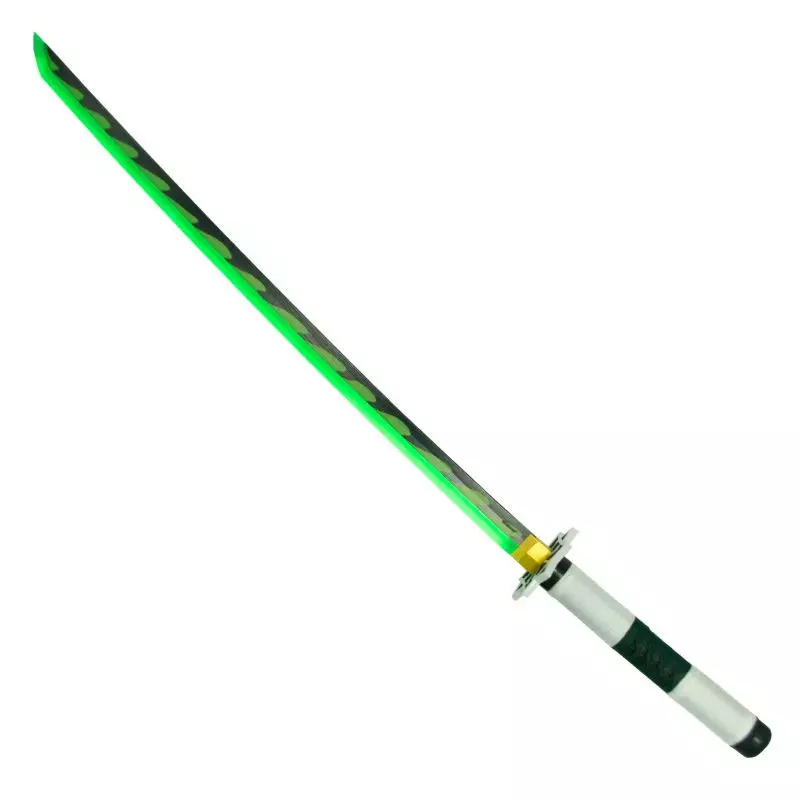 KATANA DECO LAME BAMBOU ET LED MOTIF DEMON SLAYER