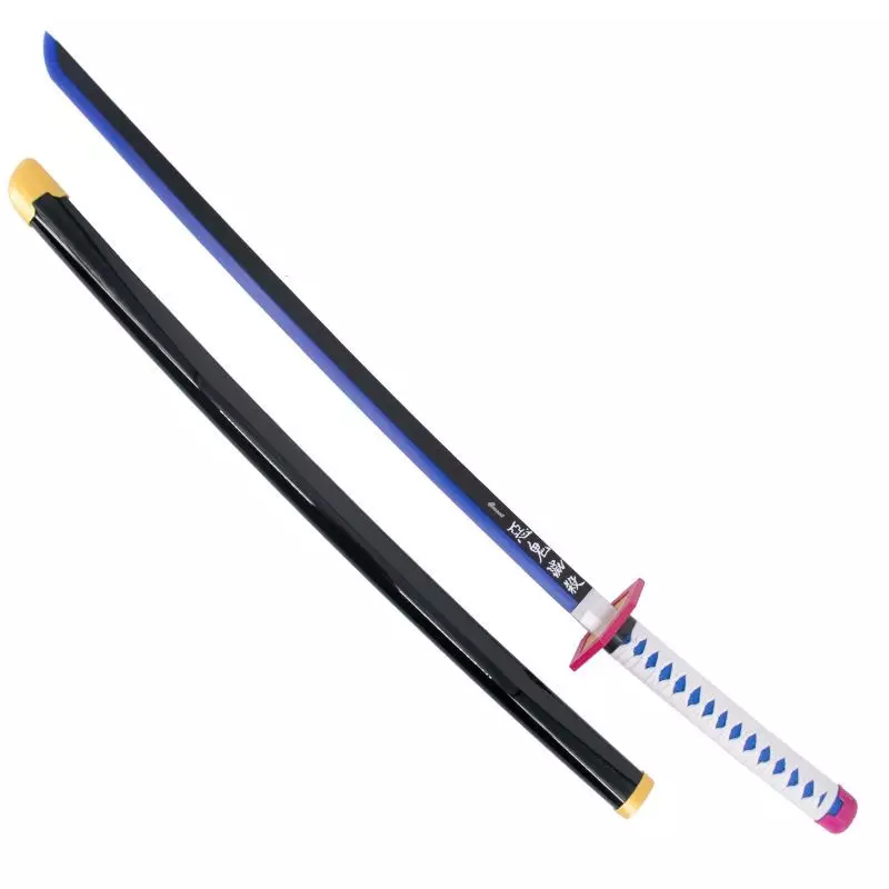 KATANA DECO LAME BAMBOU ET LED MOTIF DEMON SLAYER